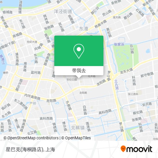 星巴克(海桐路店)地图