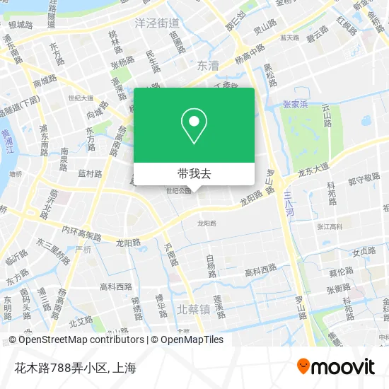 花木路788弄小区地图