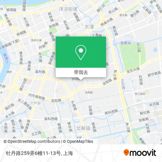 牡丹路259弄6幢11-13号地图