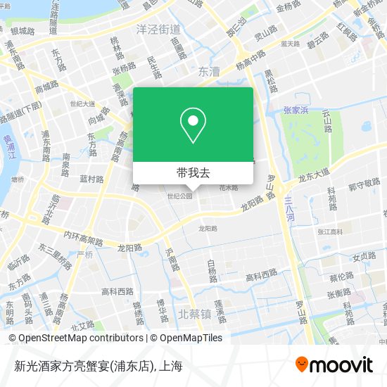新光酒家方亮蟹宴(浦东店)地图