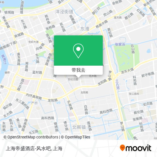 上海帝盛酒店-风水吧地图