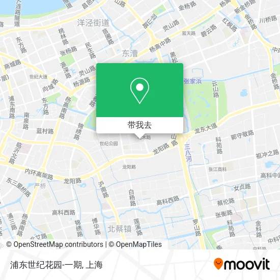 浦东世纪花园-一期地图