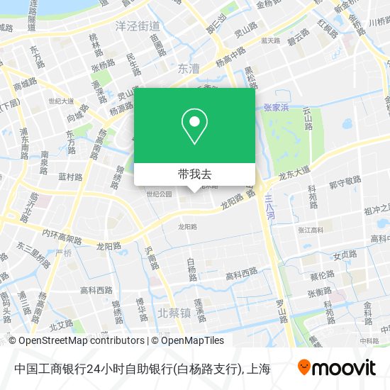 中国工商银行24小时自助银行(白杨路支行)地图