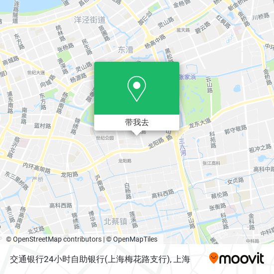 交通银行24小时自助银行(上海梅花路支行)地图