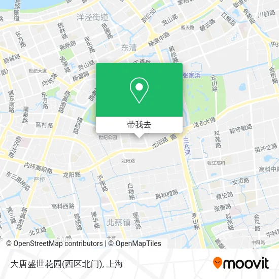 大唐盛世花园(西区北门)地图