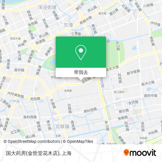 国大药房(金世堂花木店)地图