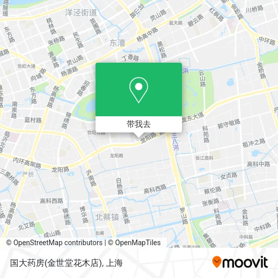 国大药房(金世堂花木店)地图
