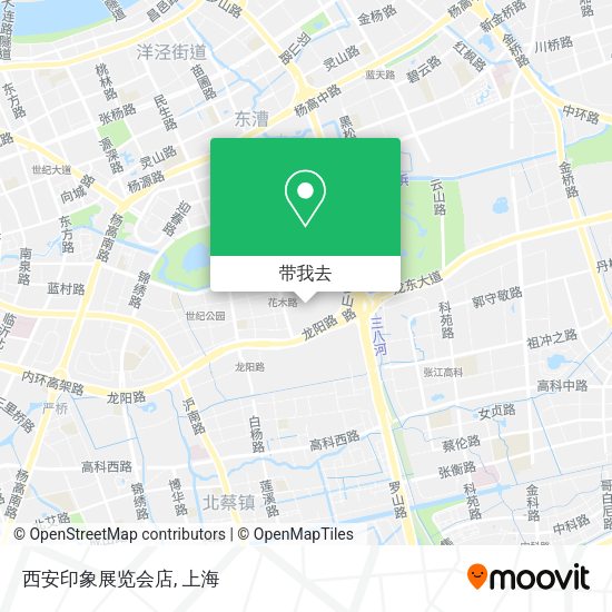 西安印象展览会店地图