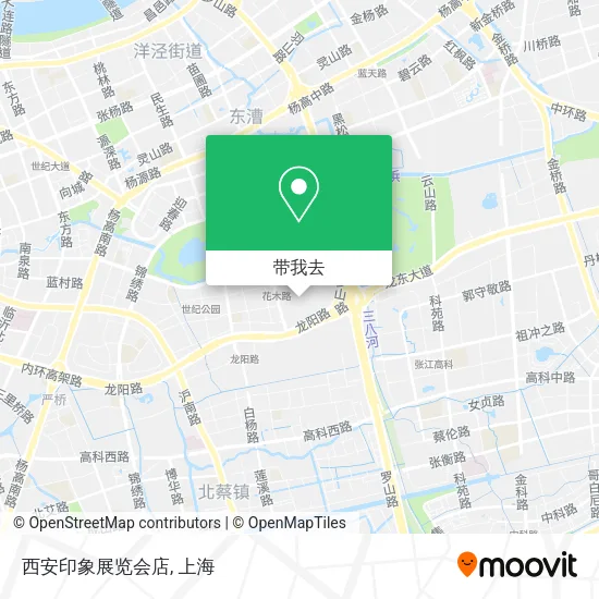 西安印象展览会店地图