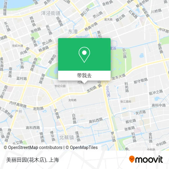 美丽田园(花木店)地图