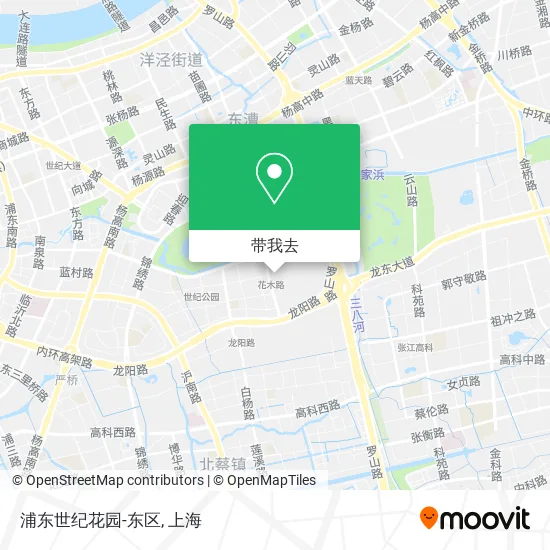 浦东世纪花园-东区地图