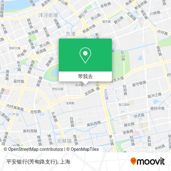 平安银行(芳甸路支行)地图
