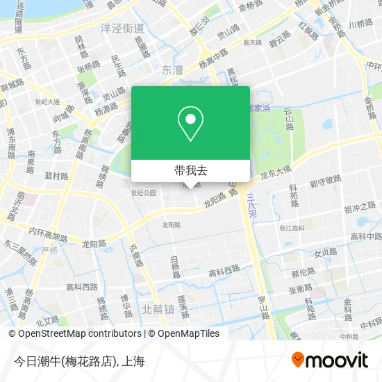 今日潮牛(梅花路店)地图