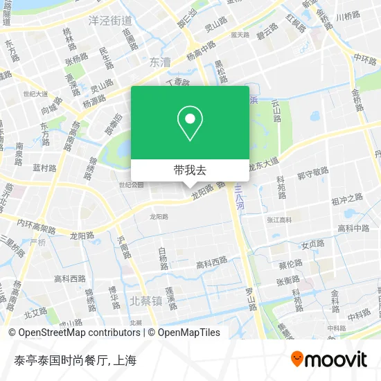 泰亭泰国时尚餐厅地图