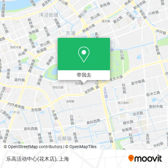 乐高活动中心(花木店)地图