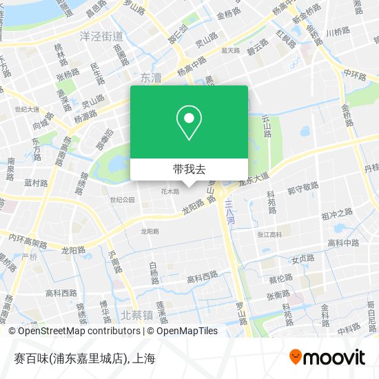 赛百味(浦东嘉里城店)地图