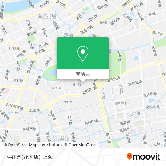 斗香园(花木店)地图