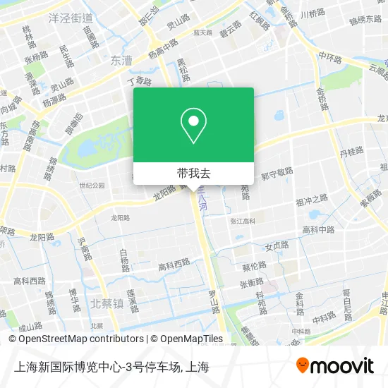 上海新国际博览中心-3号停车场地图
