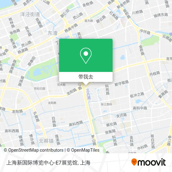 上海新国际博览中心-E7展览馆地图
