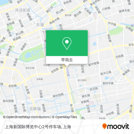 上海新国际博览中心2号停车场地图
