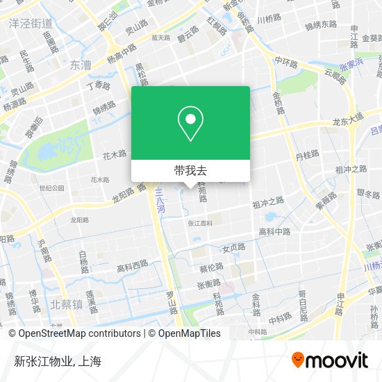 新张江物业地图