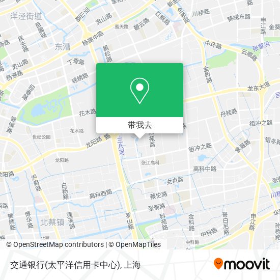 交通银行(太平洋信用卡中心)地图