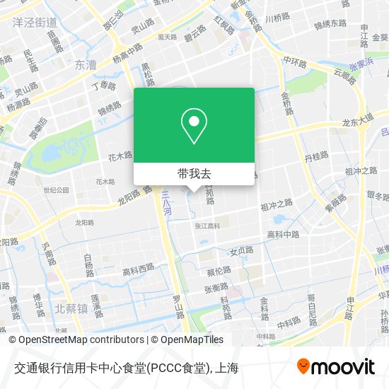 交通银行信用卡中心食堂(PCCC食堂)地图