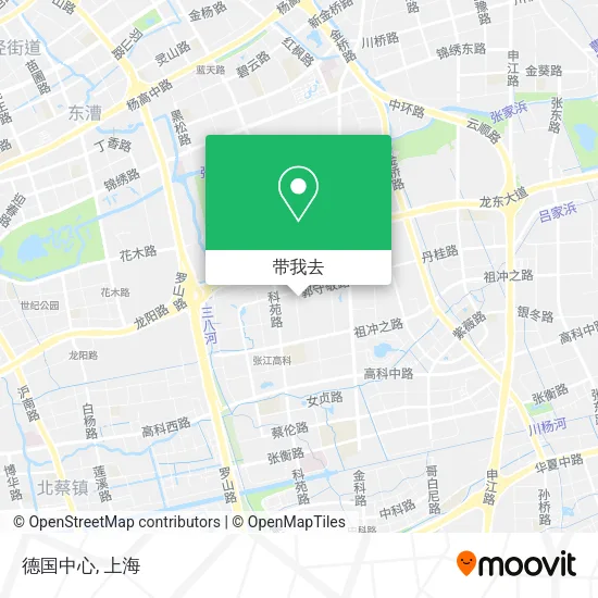 德国中心地图