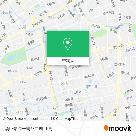 汤臣豪园一期至二期地图