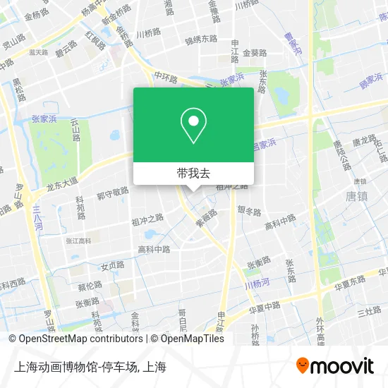 上海动画博物馆-停车场地图