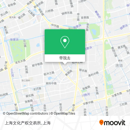 上海文化产权交易所地图
