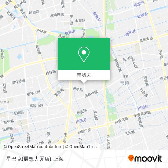 星巴克(展想大厦店)地图