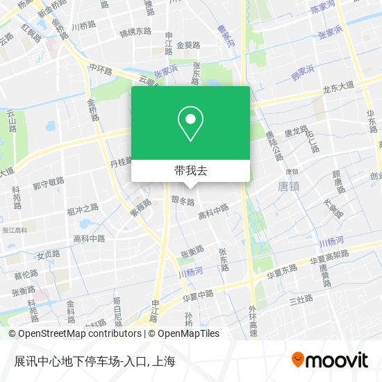 展讯中心地下停车场-入口地图