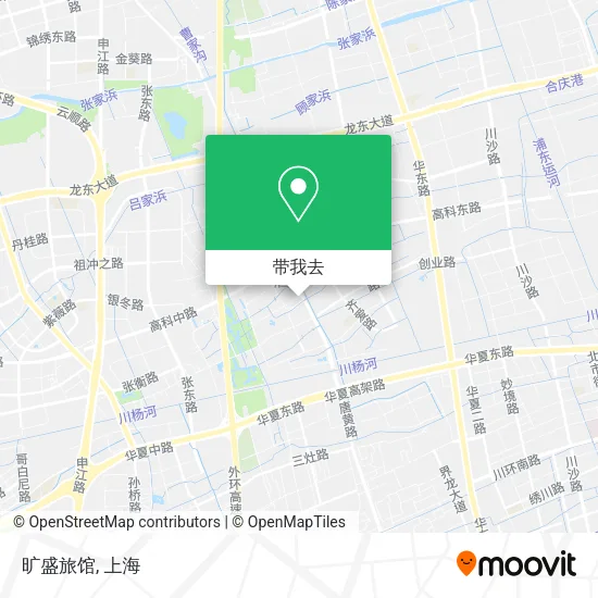 旷盛旅馆地图