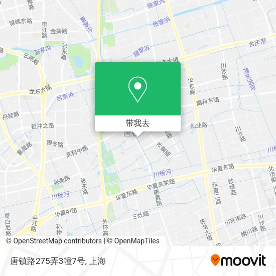 唐镇路275弄3幢7号地图