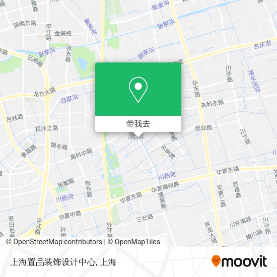 上海置品装饰设计中心地图