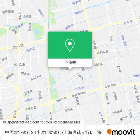 中国农业银行24小时自助银行(上海唐镇支行)地图