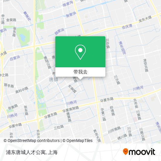 浦东唐城人才公寓地图