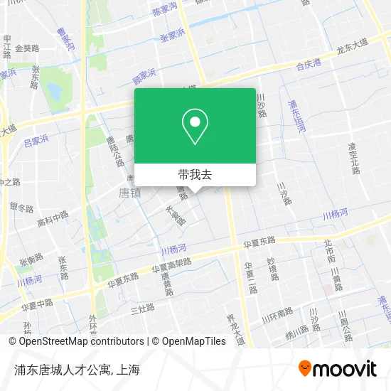 浦东唐城人才公寓地图