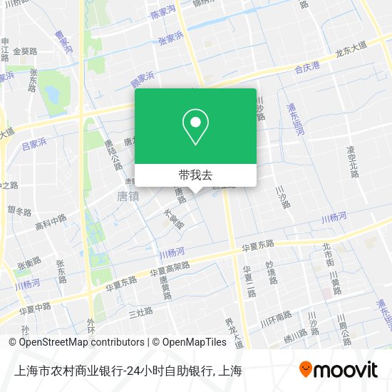 上海市农村商业银行-24小时自助银行地图