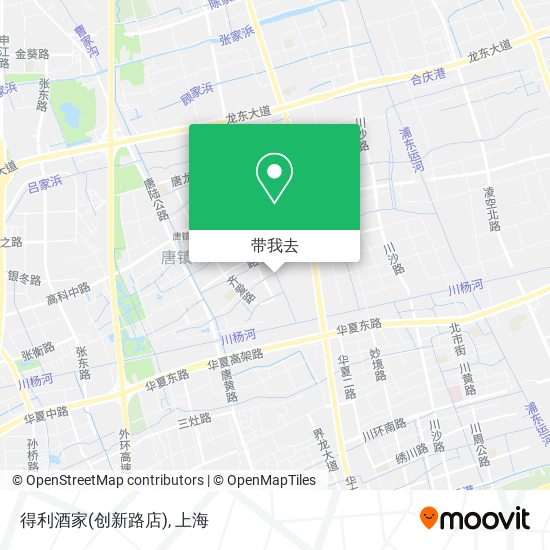 得利酒家(创新路店)地图