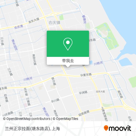 兰州正宗拉面(塘东路店)地图