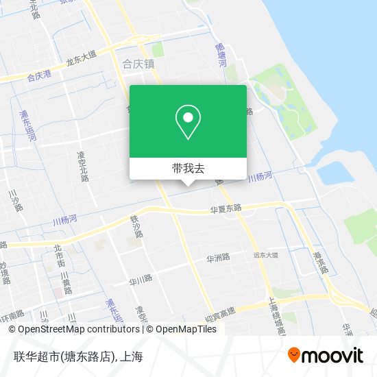 联华超市(塘东路店)地图