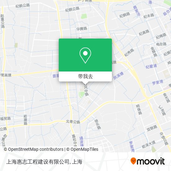 上海惠志工程建设有限公司地图
