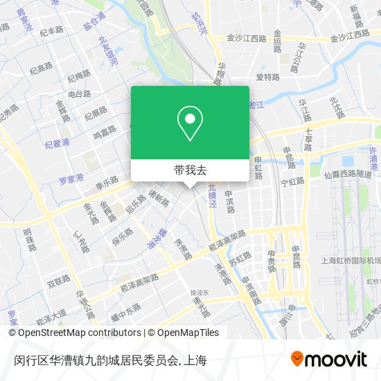 闵行区华漕镇九韵城居民委员会地图