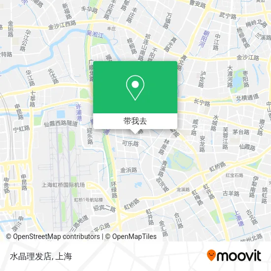 水晶理发店地图