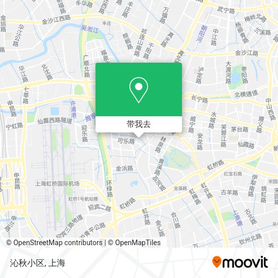 沁秋小区地图
