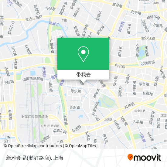 新雅食品(淞虹路店)地图
