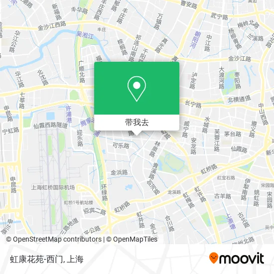 虹康花苑-西门地图