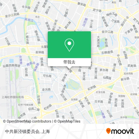 中共新泾镇委员会地图